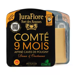 Comté Aop Imesafishwa Miezi 9 200g - JURAFLORE