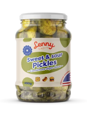 Snathed Pickles, 6x490g - LENNY