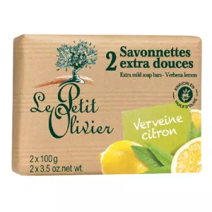 Savonnettes verveine citron 2x100g - LE PETIT OLIVIER