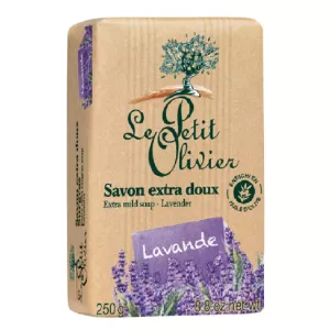 Savon extra doux lavande 250g - LE PETIT OLIVIER