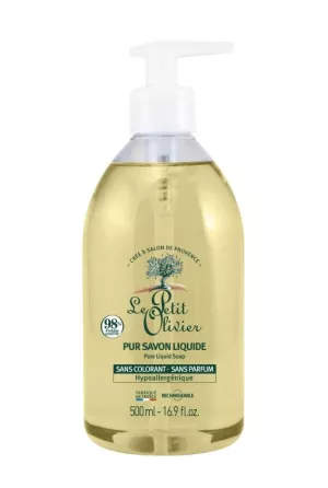 Pur savon liquide sans parfum 500ml - LE PETIT OLIVIER