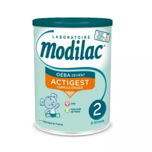 leite em pó actigest 2ª idade 800g - MODILAC