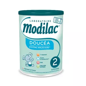 Lait en poudre bébé doucéa 2ème âge 820g - MODILAC