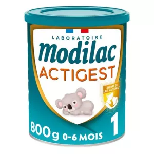 Lait infantile Actigest 1er âge 800 g - MODILAC