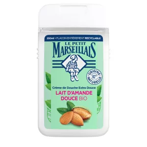 Gel Douche Lait d'Amande Douce Hydrate et Nourrit Bio 250ml - LE PETIT MARSEILLAIS