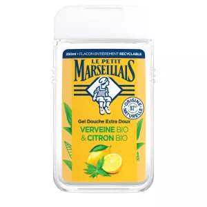 Gel Douche à la Verveine & Citron Hydrate et Rafraîchit Bio 250ml - LE PETIT MARSEILLAIS