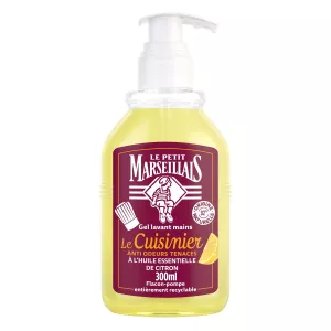 Savon Liquide Mains Action Anti-Odeur à l'huile essentielle de citron 300ml - LE PETIT MARSEILLAIS