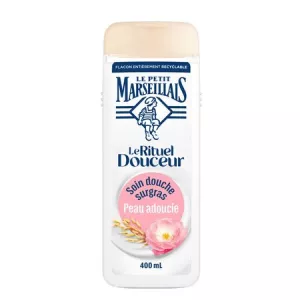Soin Douche Le Rituel Douceur - Surgras Peau Adoucie 400ml - LE PETIT MARSEILLAIS