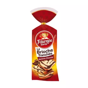 Brioche tranchée marbrée chocolat 400 g - LA FOURNÉE DORÉE