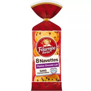 Navettes Pépites Chocolat Lait, 45g - LA FOURNÉE DORÉE