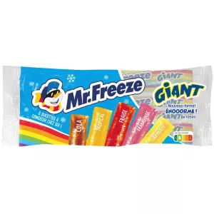Glace à L'eau Giant Assortiment X8 - Mr Freeze