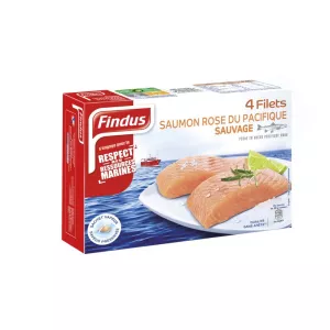 Pacifische roze zalmfilets 400g - FINDUS