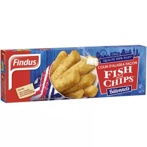 Fish & chips-stijl heeksticks uit Alaska 364 g -  FINDUS