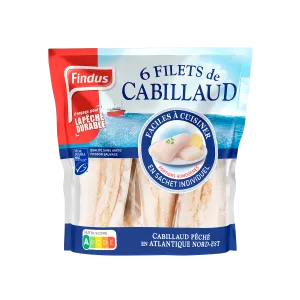 Kabeljauwfilet zak van 6 - FINDUS