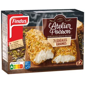 Pollock do Alasca 7 cereais e sementes - FINDUS