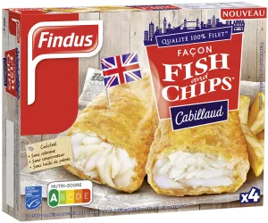 Kabeljauwfilets fish and chips-stijl x4 - Findus