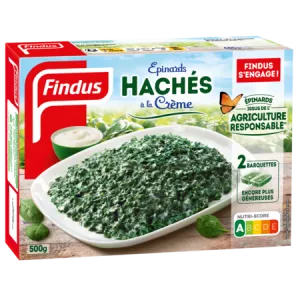 Espinacas picadas a la crema, 2 tarrinas 500 g - Findus