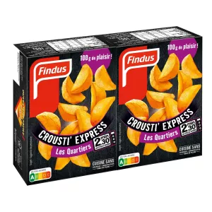 بطاطس أرباع Crousti' Express 2x100 غ - Findus