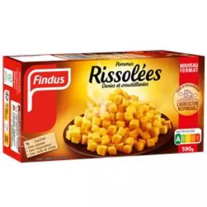 Pommes Rissolées Dorées et Croustillantes 590 g - FINDUS