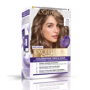 Cor de Cabelo 7.11 Loiro Escuro Ultra Ash Triple Care - L'ORÉAL