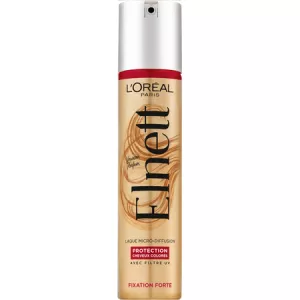 Laque Cheveux Micro-Diffusion Protection Cheveux Colorés avec Filtre UV Fixation Forte 200ml - ELNETT L'OREAL