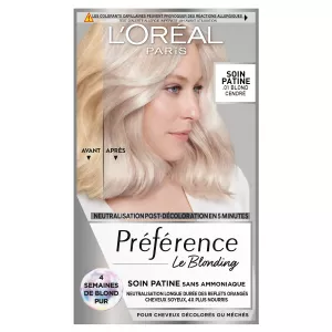 Coloration Cheveux Permanent Blond Cendré 01  - PREFERENCE