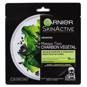 Masque Visage Tissu Charbon Végétal Skinactive - GARNIER