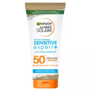 Lait Protection Solaire Sensitive Expert + Ambre Solaire, 175ml - GARNIER