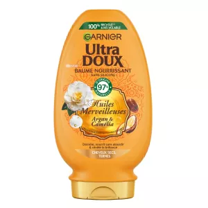 Après Shampoing Baume Nourissant Cheveux Secs Huiles merveilleuses Argan et Camélia, 250ml - GARNIER