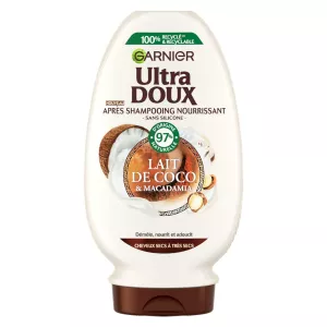 Shampoing Nourissant Cheveux Secs Lait de Coco Ultra Doux, 250ml - GARNIER