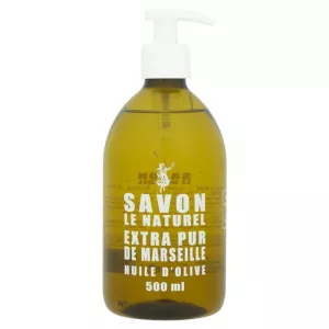マルセイユ産エクストラピュア液体石鹸 オリーブオイル入り 500ml - SAVON LE NATUREL