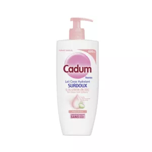 Lait corps hydratant surdoux talc & huile d'amande 400ml - CADUM