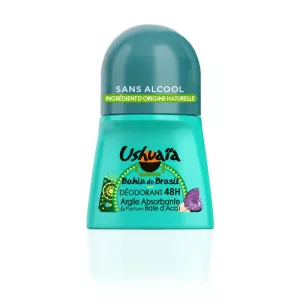 Déodorant femme roll-on Bahia do Brasil argile absorbante & parfum paie d'Açaï 50 ml - USHUAIA