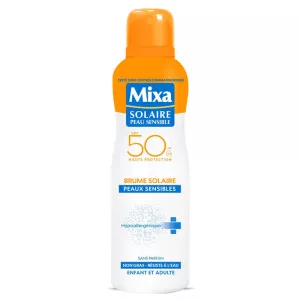 Brume solaire peau sensible SPF 50+ enfants & adulte 200ml - MIXA