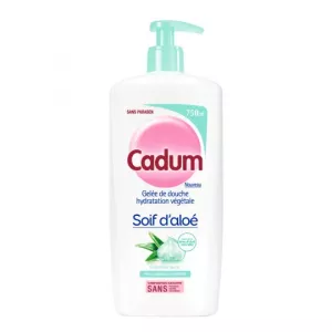 Gelée de douche hydratation végétale soif d'aloé 750ml - CADUM