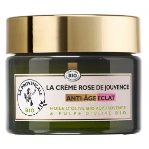 Crème Visage Rose de Jouvence Anti-Âge Bio Eclat 50ml - LA PROVENCALE BIO