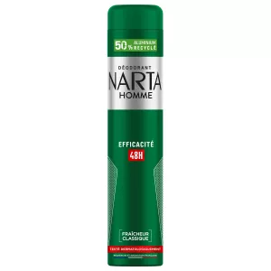 Déodorant Homme Efficacité 48H Fraicheur Classique 200ml - NARTA