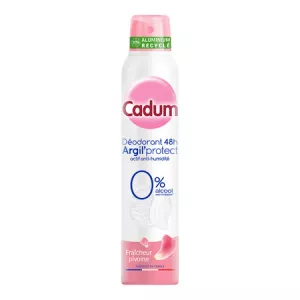 Déodorant 48H Argil' Protect Fraîcheur Pivoine 200ml - CADUM