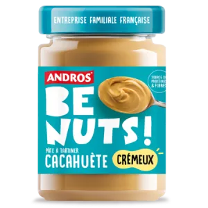 Pâte à Tartiner Cacahuète Crémeux 325g - Andros