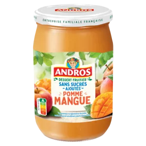 Compotes Pomme Mangue 650g - Andros