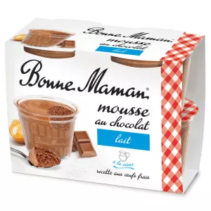 Bm Mousse Choco Lait 4x50g