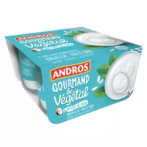 Gourmand & Végétal Brassé Nature 4x10g- ANDROS