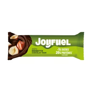 Chocolat Noir Noisettes Barre Hyperprotéinée - 55g - JOYFUEL