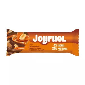Chocolat Au Lait Cacahuète Caramel Beurre Salée Barre Hyperprotéinée - 55g - JOYFUEL