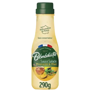 Sauce Salades Moutarde Miel,  290g - BENEDICTA