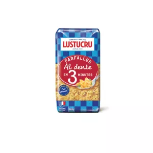Pasta Farfalle Al dente, 500g - LUSTUCRU