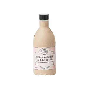 Savon De Marseille à L'huile De Coco - Flacon 480 Ml - Les Secrets De Leontine