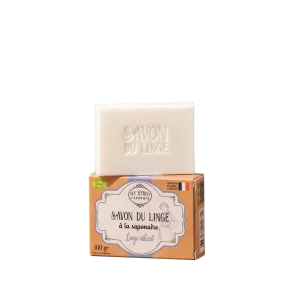 Savon Du Linge à La Saponaire - Boite Carton 100 Gr - Les Secrets De Leontine