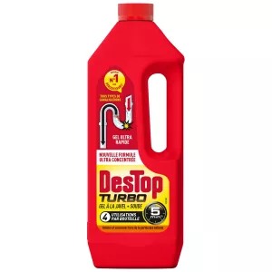 Déboucheur Gel Turbo 5 Min - 4 Doses 1l - DESTOP