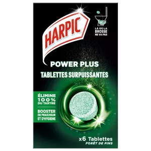 Tablettes WC Power Plus Fraicheur Active x6 -  HARPIC